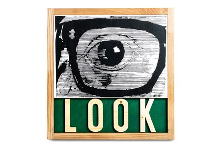 Joe Tilson (Londra 1928)  - Look, 2002