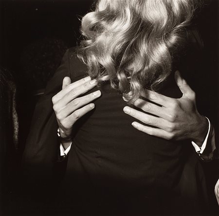 Larry Fink (1941)  - International center of photography, Peter Beard opening, 1977