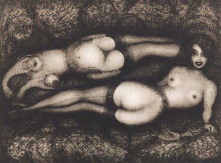 Pierre Molinier (1900-1976)  - La fleur du Paradis, 1959