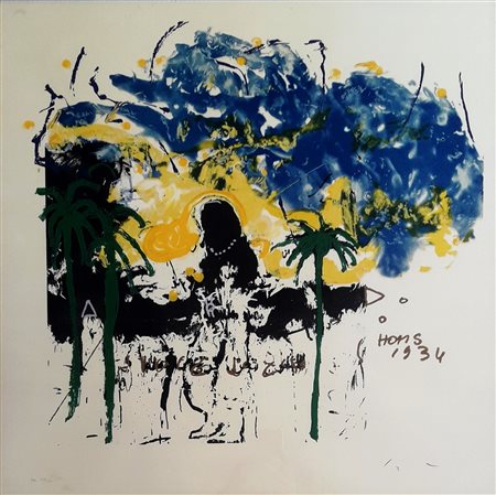 SCHIFANO MARIO LIBIA 1934 - MILANO 1998 “Senza titolo” 