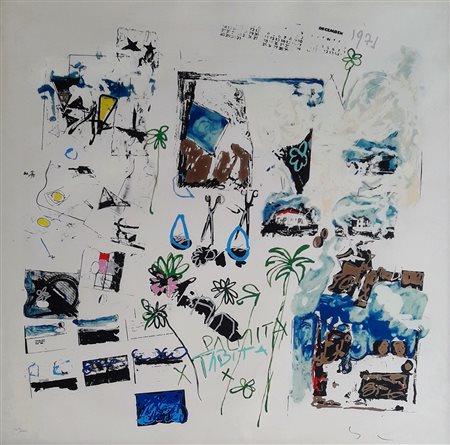 SCHIFANO MARIO LIBIA 1934 -MILANO 1998 “Senza titolo” 