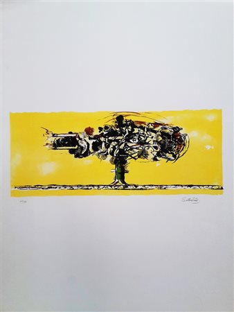 GRAHAM SUTHERLAND Londra 1903-Kent "Senza titolo"