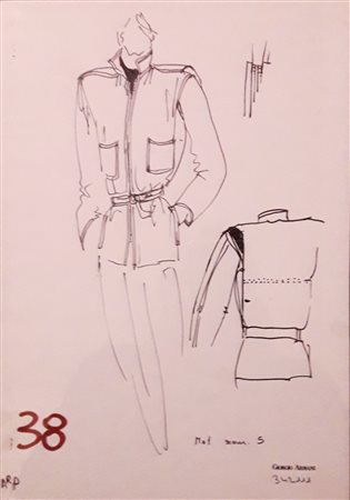 ARMANI GIORGIO Piacenza 1934 “Collezione pelle uomo donna” 
