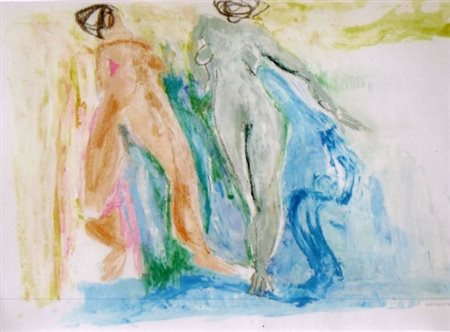 COLAGROSSI ANGELO Roma 1960 "Senza titolo"
