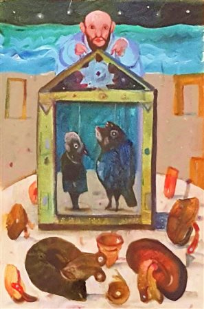 POSSENTI ANTONIO Lucca 1933 - Lucca 2016 “Un burattinaio” 