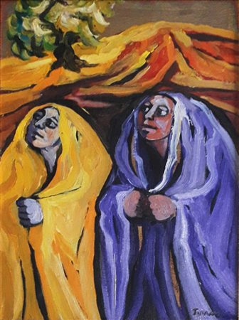 TERRUSO SAVERIO Monreale 1939 - Milano 2003 “Processione” 