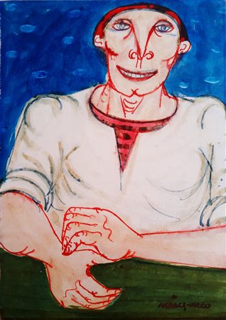 MIGNECO GIUSEPPE Messina 1903 - Milano 1997 “Volto” 