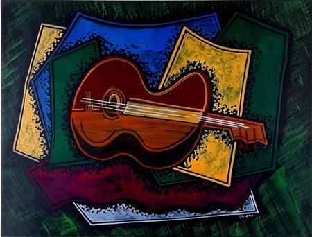 ORIANI PIPPO Torino 1909 - Roma 1972 "Grande Chitarra “  