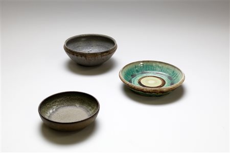 GAMBONE BRUNO (n. 1936) - Tre ciotole anni '60.