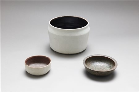 GAMBONE BRUNO (n. 1936) - Tre ciotole anni '60.