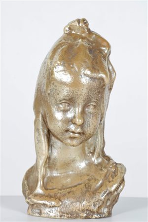 MELANDRI PIETRO  - Testa di ragazza su disegno di Domenico Matteucci, anni '50.