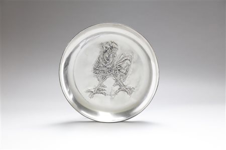 MINGUZZI LUCIANO (1911 - 2004) - Piatto, anni '50.