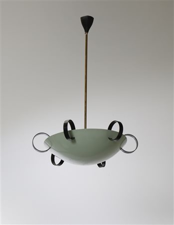  GILARDI & BARZAGHI - (attribuito) Lampada a soffitto anni '40.