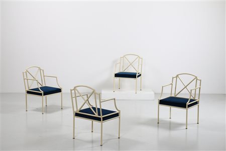  BANCI FIRENZE - Quattro sedie, anni '80. .