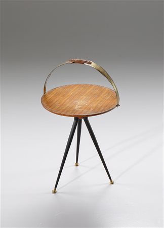 RINALDO SCAIOLI - EUGENIA ALBERTI REGGIO  - Tavolino da salotto a vassoio, produzione La Permanente Mobili Cantù 1950.