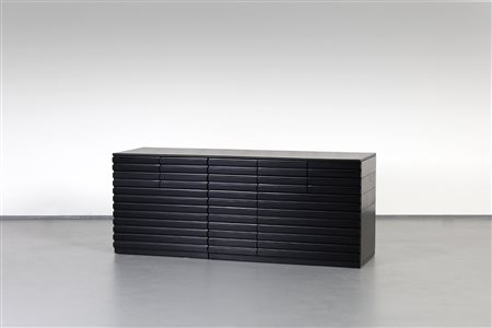 MAGISTRETTI VICO (1920 - 2006) - Coppia di cassettiere, modello CS49, produzione Poggi anni '70.