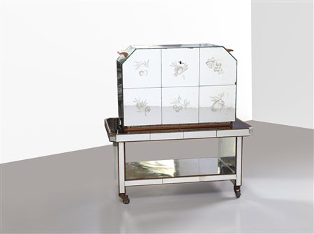 BRUSOTTI LUIGI - Carrello bar anni '70.