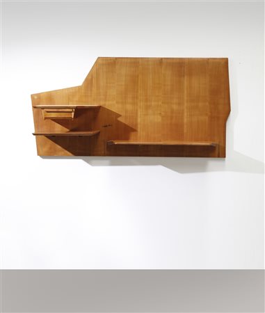  DASSI MOBILI MODERNI - (attribuito) Consolle a parete, anni '50.