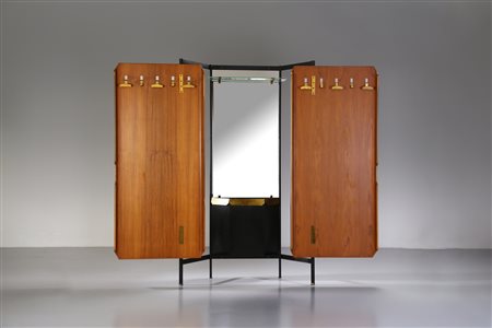 RINALDO SCAIOLI - EUGENIA ALBERTI REGGIO  - Appendiabiti produzione La Permanente mobili Cantù, 1959.