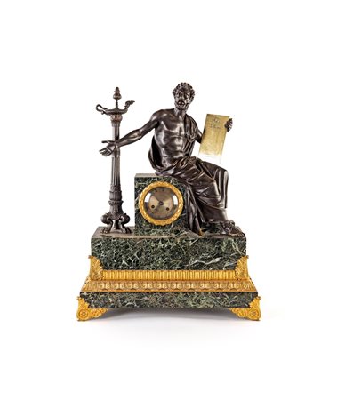 Orologio da camino d'epoca Napoleone III, seconda metà del XIX secolo - in...