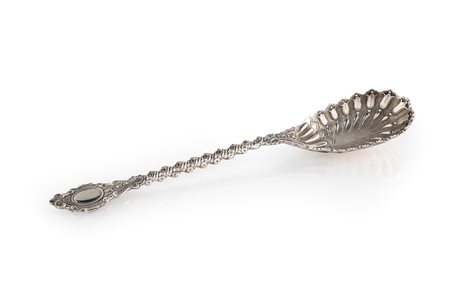 Cucchiaio da cerimonia in argento, Milano, anni Cinquanta, argentiere...