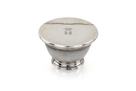 Portapillole in argento 925/1000, Francia, ultimo quarto del XIX secolo,...