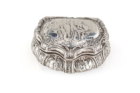 Scatola in argento 925/1000, Londra 1898, argentiere John George Smith - di...