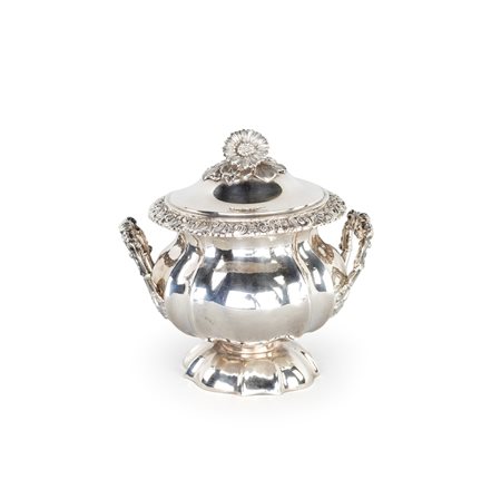 Zuccheriera in argento, Torino, argentiere Carlo Balbino (attivo dal 1798 al...