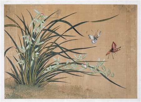 Ramo fiorito e insetti