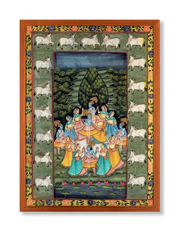 Thangka incorniciato