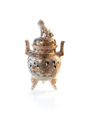 Incensiere in porcellana Satzuma, Giappone