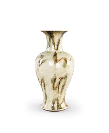 Vaso in porcellana marmorizzata, Cina dinastia Qing