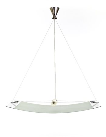 Franco Raggi Lampada a sospensione modello "Velo". Produzione Fontana Arte, Mila