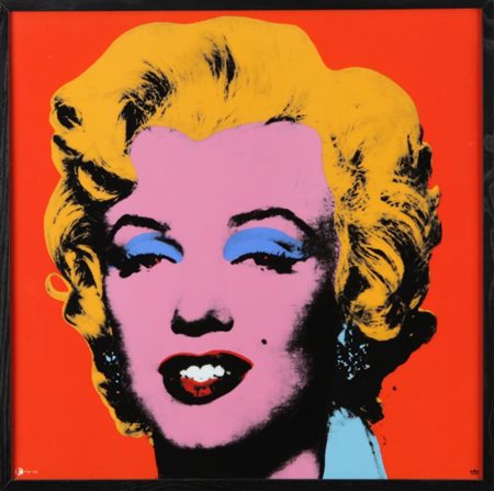 ANDY WARHOL (1928-1987) Marylin porcellana serigrafata Rosenthal esemplare...