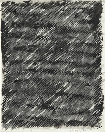 PIERO DORAZIO (1927-2005) Senza titolo 1957 china acquarellata su carta cm...