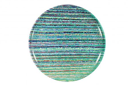 PIERO DORAZIO (1927-2005) Senza titolo piatto in ceramica diametro cm 51...