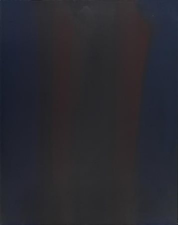 CLAUDIO OLIVIERI (Roma 1934) I Shapered 1975 olio su tela cm 112x90 firmato e...