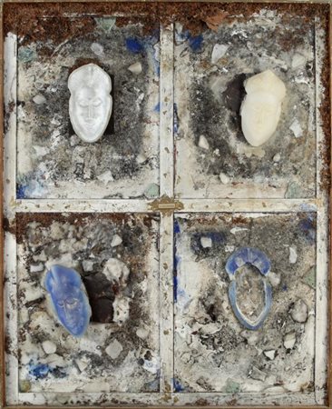 CLAUDIO COSTA (1942-1995) Senza titolo 1992 tecnica mista e materiali vari cm...