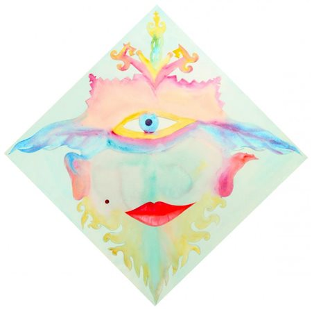 LUIGI ONTANI (Vergato (BO) 1943) Er ciclopercurione 1990 acquarello su carta...