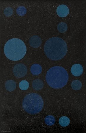 JEAN LEPPIEN (Francia 1910) XXVII 1967 olio su tela cm 92x60 firmato, datato...