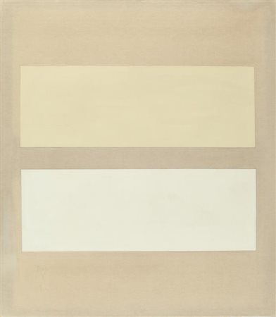 ULRICH ERBEN (1940) Senza titolo 1974 olio su tela cm 150x130 etichetta...