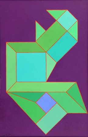 ACHILLE PERILLI (Roma 1927) Ascolta il tuo cuore 2006 acrilico su tela cm...