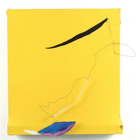 MIMMO PALADINO (Paduli (BN) 1948) Danza, danza all'erta fratellino 1980 olio,...