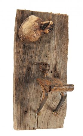 CLAUDIO COSTA (1942-1995) Rampone 1 1989 tecnica mista e materiali vari cm...