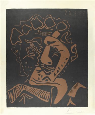 PABLO PICASSO (1881-1973) Le Danseur 23/5/65 serigrafia esemplare 29 di 200...
