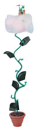 CORRADO BONOMI (1956) Fagioletto 2006 tecnica mista cm 90x25x25 firmato in basso