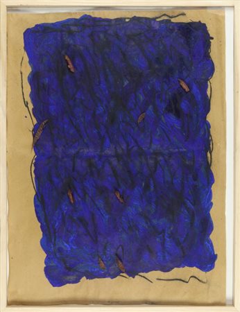 MARCO GASTINI (Torino 1938) Senza titolo 1982/2002 tecnica mista più carube...