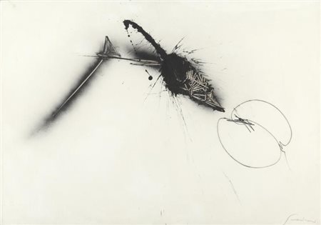 EMILIO SCANAVINO (1922-1986) Senza titolo 1979 acrilico su cartone cm 70x100...