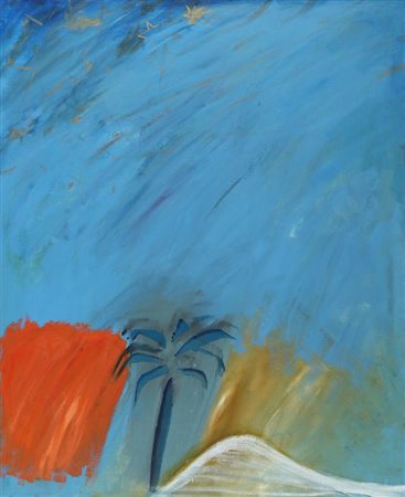 GIOSETTA FIORONI (Roma 1932) Incantesimo olio su tela cm 100x80 firmato,...