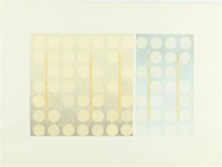 CARLO NANGERONI (New York (U.S.A.) 1922) Senza titolo 1996 acquarello su...